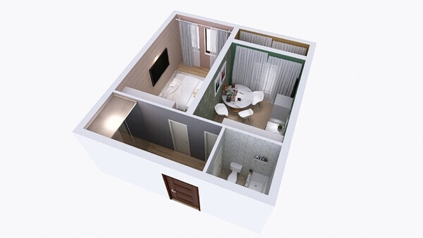 
   Продам 1-комнатную, 38.26 м², Юго-Западный, дом 17

. Фото 9.