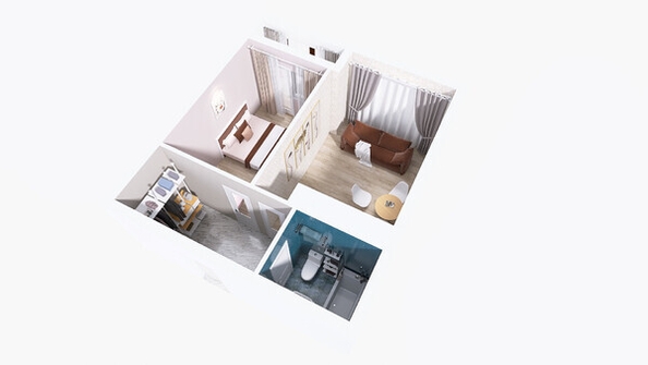 
   Продам 1-комнатную, 37.39 м², Юго-Западный, дом 17

. Фото 6.
