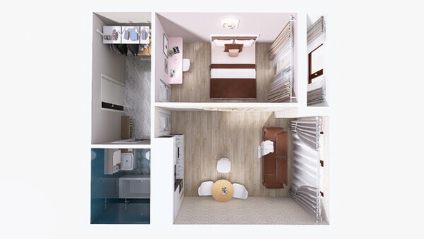 
   Продам 1-комнатную, 37.39 м², Юго-Западный, дом 17

. Фото 8.
