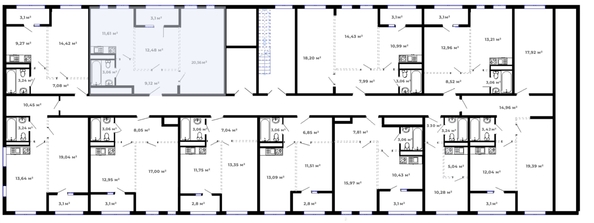 
  Продается студия, 21.86 м², ЖК Юго-Западный, дом 17
. Фото 1.