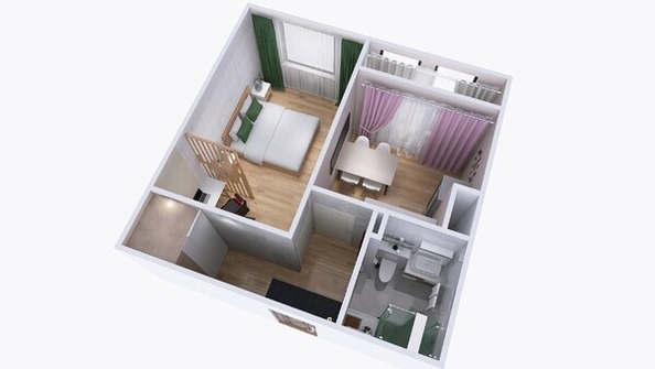 
  Продается 1-комн. квартира, 40.37 м², ЖК Юго-Западный, дом 17
. Фото 4.