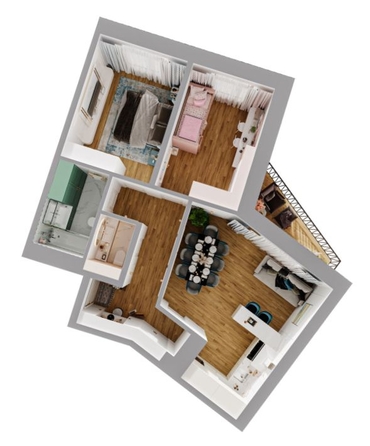 
  Продается 2-комн. квартира, 79.7 м², ЖК Квартал Стрижи, 2 очередь
. Фото 1.