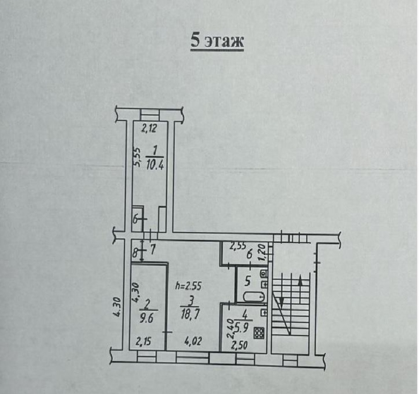 
  Продается 3-комн. квартира, 55 м², Красных Мадьяр ул, д. 133
. Фото 21.