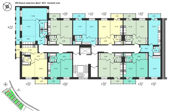 
  Продается 1-комн. квартира, 36.66 м², ЖК Новые кварталы, дом 1
. Фото 1.