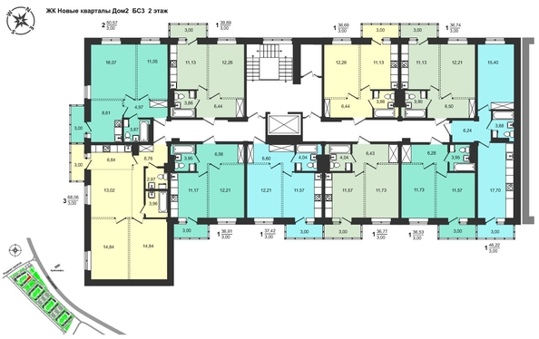 
  Продается 1-комн. квартира, 36.77 м², ЖК Новые кварталы, дом 2
. Фото 1.