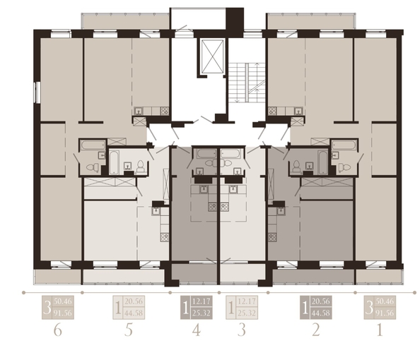 
  Продается 1-комн. квартира, 44.58 м², ЖК Суворов
. Фото 2.