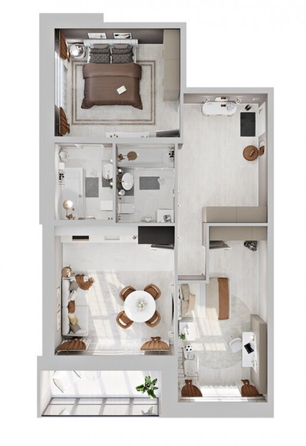 
  Продается 3-комн. квартира, 74 м², Юрия Левитанского ул, д. 16/1
. Фото 11.