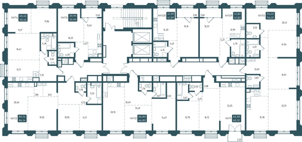 
  Продается 3-комн. квартира, 84.14 м², ЖК Бродский, 1-я очередь
. Фото 1.