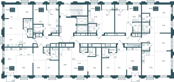 
  Продается 2-комн. квартира, 65.1 м², ЖК Бродский, 1-я очередь
. Фото 1.
