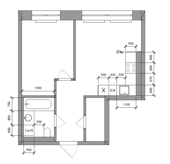 
  Продается 1-комн. квартира, 39.9 м², ЖК Стрижи Сити, блок-секции 8,9
. Фото 1.