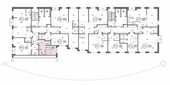 
  Продается 1-комн. квартира, 25.45 м², ЖК СОЮЗ ПРИОРИТИ МАХ, д. 4
. Фото 14.
