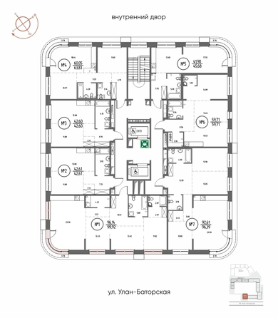 
  Продается 2-комн. квартира 59.71 м², в ЖК СОЮЗ ПРИОРИТИ МАХ, д. 3. Фото 2.