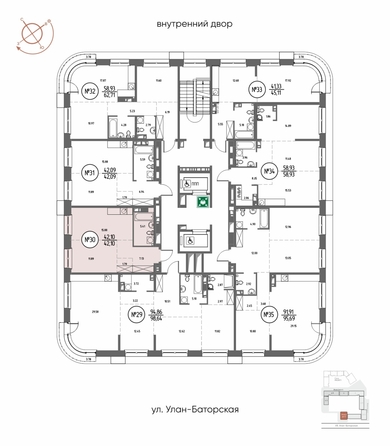
  Продается 1-комн. квартира, 42.1 м², ЖК СОЮЗ ПРИОРИТИ МАХ, д. 3
. Фото 3.