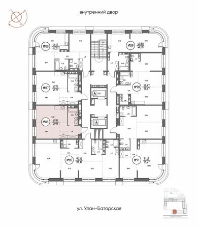 
  Продается 1-комн. квартира 41.91 м², в ЖК СОЮЗ ПРИОРИТИ МАХ, д. 3. Фото 3.