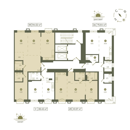 
  Продается 1-комн. квартира 38.45 м², в ЖК Верба. Фото 1.