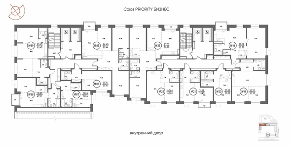 
  Продается 1-комн. квартира 41.91 м², в ЖК СОЮЗ ПРИОРИТИ МАХ, д. 4. Фото 1.