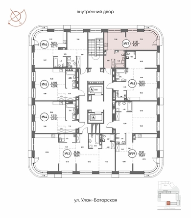 
  Продается 1-комн. квартира 45.11 м², в ЖК СОЮЗ ПРИОРИТИ МАХ, д. 3. Фото 2.