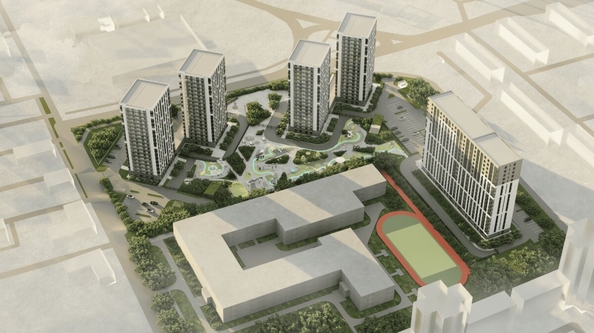
  Продается 1-комн. квартира 42.87 м², в ЖК ЛЕРМОНТОВ ПАРК, дом 1. Фото 2.