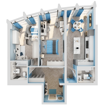 
  Продается 2-комн. квартира 80.85 м², в ЖК Звезды, дом 2. Фото 4.