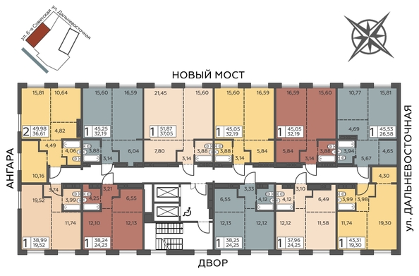
  Продается 1-комн. квартира 51.87 м², в ЖК Салют. Фото 3.