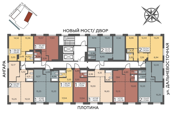 
  Продается 1-комн. квартира 47.58 м², в ЖК Салют. Фото 3.