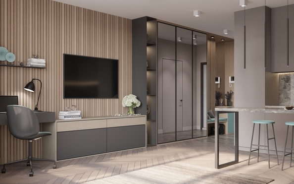 
  Продается 1-комн. квартира 28.2 м², в ЖК Стрижи Сити, блок-секции 8,9. Фото 3.