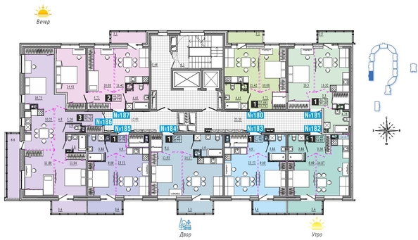 
  Продается 1-комн. квартира 40.7 м², в ЖК Первый Ленинский квартал, Дом 6. Фото 20.