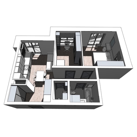 
  Продается 2-комн. квартира 61.1 м², в ЖК Квартал Стрижи, 2 очередь. Фото 24.