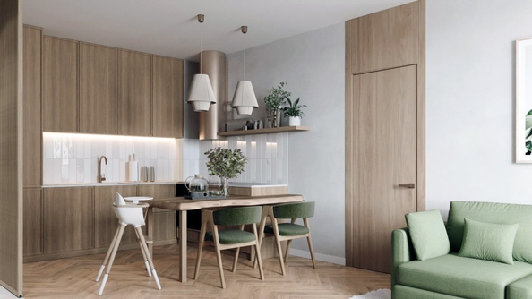 
  Продается 3-комн. квартира 59.93 м², в ЖК Стрижи Сити, блок-секции 6,7. Фото 4.