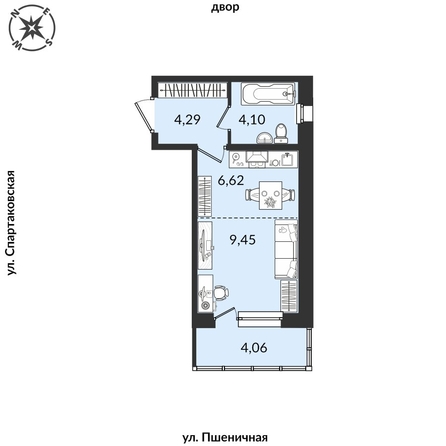 
  Продается 1-комн. квартира 32.3 м², в ЖК Источник, дом 4. Фото 1.