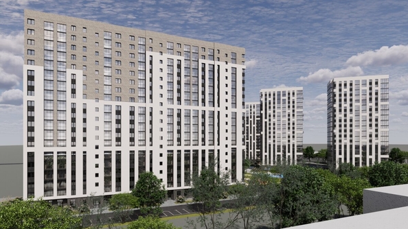 
  Продается 1-комн. квартира 43.13 м², в ЖК ЛЕРМОНТОВ ПАРК, дом 1. Фото 1.