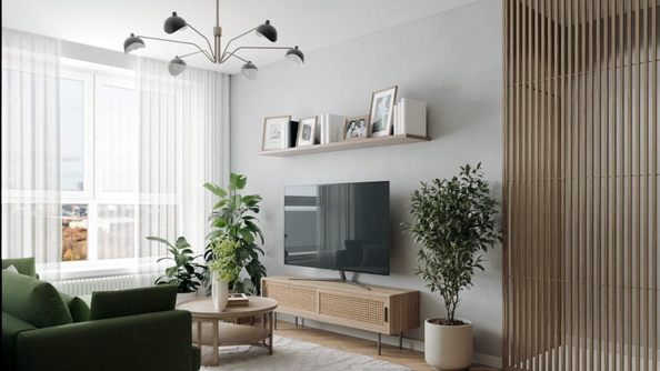 
  Продается 3-комн. квартира 60.6 м², в ЖК Стрижи Сити, блок-секции 6,7. Фото 6.