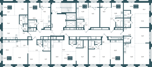 
  Продается 2-комн. квартира 66.8 м², в ЖК Бродский, 1-я очередь. Фото 1.