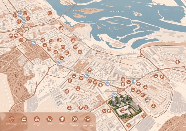 
  Продается 1-комн. квартира 42.51 м², в ЖК ЛЕРМОНТОВ ПАРК, дом 1. Фото 3.