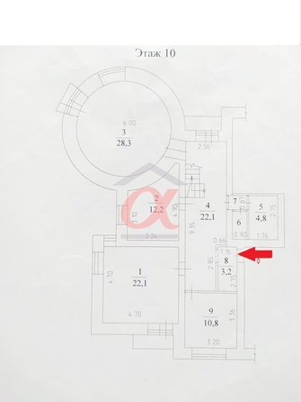 
  Продается 4-комн. квартира 136.3 м². Фото 46.