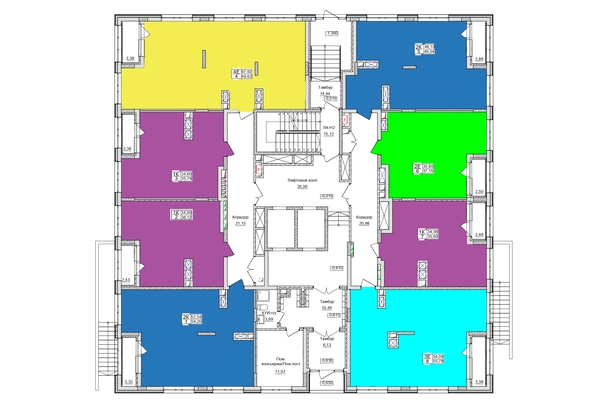 
   Продам 1-комнатную, 36.12 м², 7 высот, дом 6а

. Фото 15.