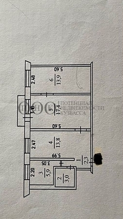 
   Продам 3-комнатную, 56.3 м², Ворошилова ул, 5

. Фото 28.