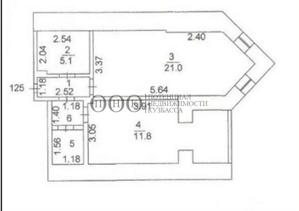 
   Продам 1-комнатную, 47 м², Глинки ул, 5

. Фото 8.