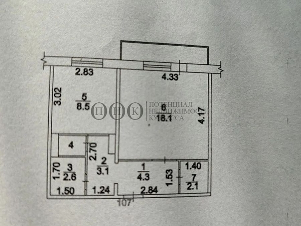 
   Продам 1-комнатную, 39.8 м², Юрия Двужильного ул, 10а

. Фото 10.