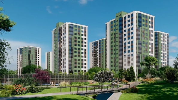 
  Продается студия, 25.9 м², ЖК Парковый, дом 3 этап 2
. Фото 2.