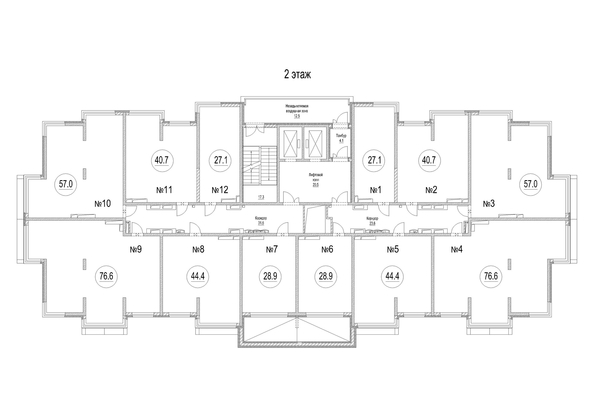 
   Продам студию, 27.1 м², Сити-парк, дом 9

. Фото 1.