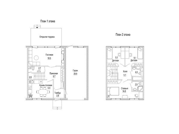 
  Продается таунхаус, 151 м², Кемерово
. Фото 2.