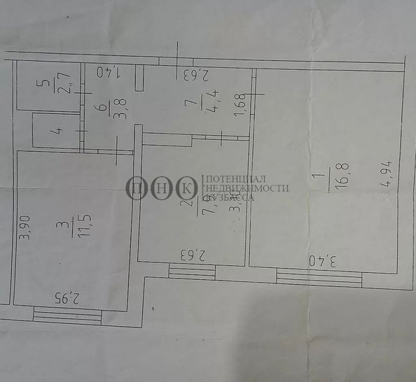 
   Продам 2-комнатную, 50 м², Инициативная (Автолюбитель-2) тер, 29А

. Фото 1.