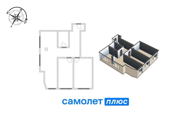 
   Продам 3-комнатную, 81.4 м², Шахтеров (Гравелит) тер, 119

. Фото 8.