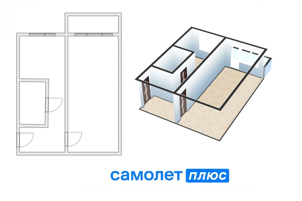 
   Продам 1-комнатную, 30.1 м², 

. Фото 8.