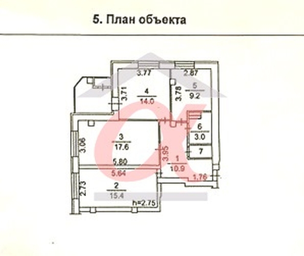 
   Продам 3-комнатную, 71.5 м², Дружбы ул, 3а

. Фото 18.