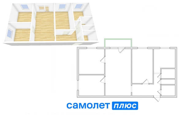 
   Продам 4-комнатную, 61.4 м², Строителей б-р, 25б

. Фото 18.