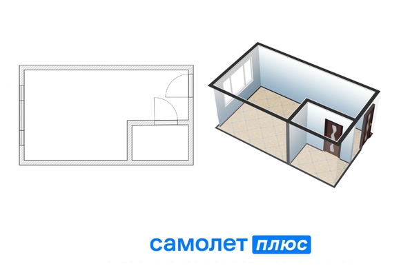 
   Продам студию, 22.9 м², Халтурина ул, 23

. Фото 8.