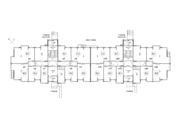 
   Продам 1-комнатную, 53.2 м², Солнечный бульвар, дом 24 корп 3

. Фото 1.