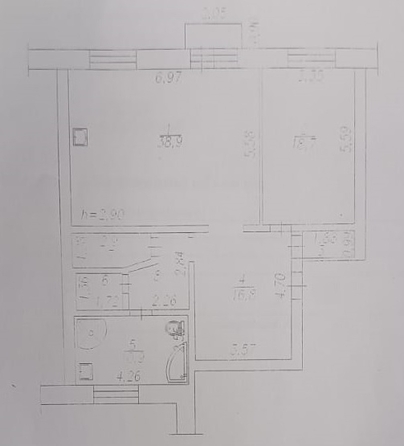 
   Продам 2-комнатную, 99.8 м², Бугарева  ул, 19

. Фото 16.